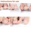 Toenails Correction Patch, Physical Straightening Elastic Cotton Glue Patch Toenail Pedicure Tool, Curved Toenails Brace Correction (20PCS) view 3