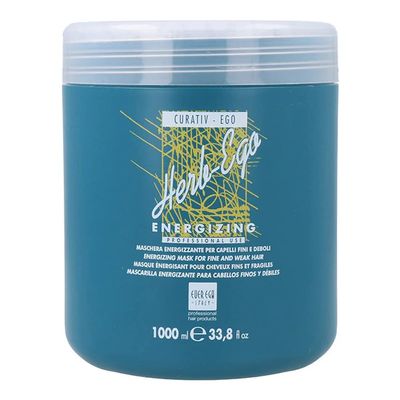 Ever Ego Italy Energizing Mask For Thinning, Fine and Weak Hair | Stimulating and Revitalizing Hair Care Product For Men And Women | 1 Liter Tub