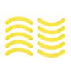 AKOAK Universal Soft High Elastic Silicone Eyelash Clip Replacement Pad, Eyelash Clip Filler Pad - Pack of 10 (Yellow) view 1