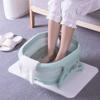 AOLISPRN Foot Bath Spa,Water Spa and Foot Massage, Sturdy Plastic Foot Basin for Soaking Foot,Toe Nails, and Ankles,Pedicure,Portable Foot Tub-Blue view 2