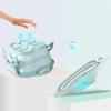 AOLISPRN Foot Bath Spa,Water Spa and Foot Massage, Sturdy Plastic Foot Basin for Soaking Foot,Toe Nails, and Ankles,Pedicure,Portable Foot Tub-Blue view 4