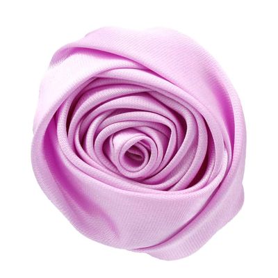1.25" Small Satin Rose Knot - Light Lavender