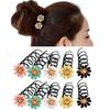 10PCS Women Flower Spiral Spin Bobby Pin Twist Insert Hairpins Wedding Screw Hair Pins Hair Clips view 1