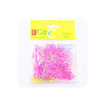 1000PCS/Lot Disposable Gum For Hair Children TPU Rubber Bands Ponytail Holder Elastic Hair Band Girls Scrunchie Hair Accessories,500 Dot Pink