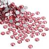 Jollin Glue Fix Flatback Rhinestones Glass Diamantes Gems for Nail Art Crafts Decorations Clothes Shoes 6.4mm (ss30 288pcs, Rose) view 2