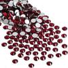 Jollin Glue Fix Crystal Flatback Rhinestones Glass Diamantes Gems for Crafting Nail Art Crafts Decorations Clothes Shoes 7.2mm (ss34 288pcs, Dark Siam) view 2