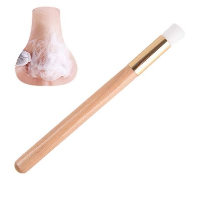 AKOAK 1 Pack Soft Nose Brush with Wooden Handle, Pore Cleanser, Acne Removing Blackhead Clean Brush Beauty Care Tool - Effectively Cleans Any Part of the Nose