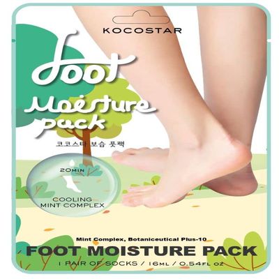 Kocostar Foot Moisture Pack  Mint 1Pair
