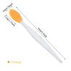 AKOAK 2 Pcs Silicone Head Double-Sided Cleaning Brush, Blackhead/Cutin/Pore Brush, Beauty and Skin Care Cleaning Tool (Orange) view 2