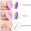 AKOAK 2 Pcs Silicone Head Double-Sided Cleaning Brush, Blackhead/Cutin/Pore Brush, Beauty and Skin Care Cleaning Tool (Purple) view 2