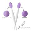 AKOAK 2 Pcs Silicone Head Double-Sided Cleaning Brush, Blackhead/Cutin/Pore Brush, Beauty and Skin Care Cleaning Tool (Purple) view 3