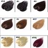 100% Real Human Hair Clip in Hair Topper with Side Bangs, Hand-made Mono Toupee for Women with Thinning Hair, 16" 613# Blonde view 4
