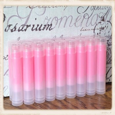 40 STRAWBERRY Flavored Lip Balms in Clear Tubes - Wholesale - Unbranded