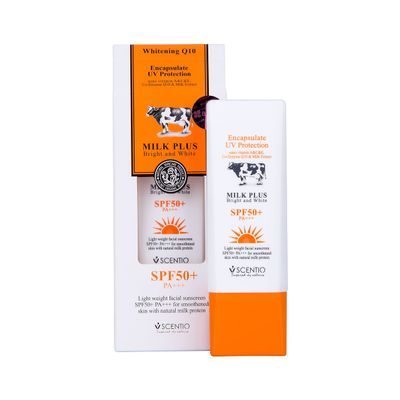 SCENTIO MILK PLUS ENCAPSULATE SUNSCREEN UV PROTECTION SPF 50 +PA++ 30 ML.