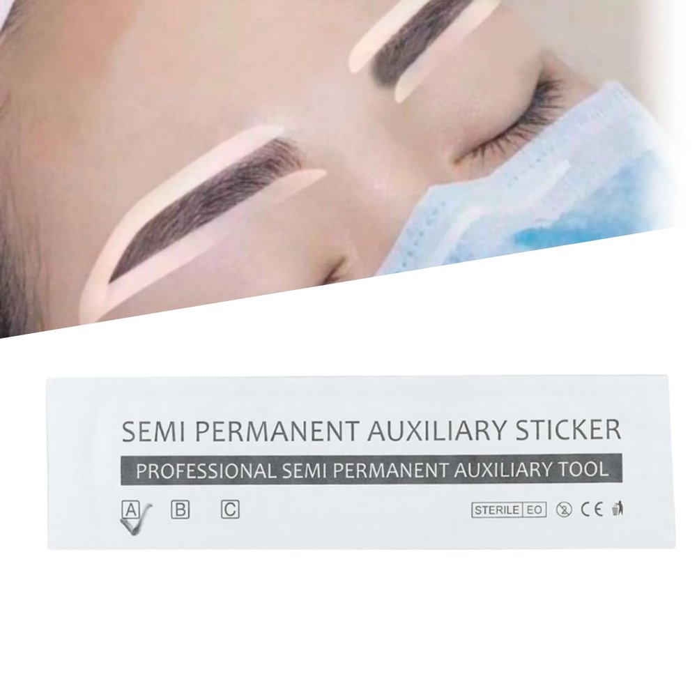 Eyebrow Stencils, Eyebrow Shaping Kit, Eyebrow Stencil Kit, Thrush Stencils Eyebrow Pencil Brush Stickers Eye Makeup Aid Tools for Makeup Beginners Long Lasting Waterproof