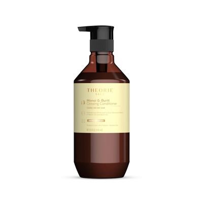 Theorie Monoi and Buriti Glossing Conditioner - Hydrate & Shine - Suited for Coarse and Dry Hair - Protects Color & Keratin Treated Hair, Pump Bottle 800mL