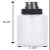 JUVITUS 4 oz / 120 ml Clear Natural Refillable Plastic Squeeze Bottle with Black Fine Mist Spray (12 pack) view 2