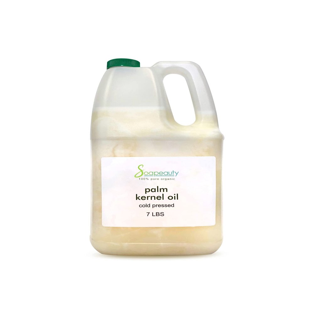 PALM KERNEL OIL COLD PRESSED 100% PURE NATURAL 4 OZ TO 1 GALLON (7 LBS/1 GALLON)
