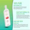 PALM KERNEL OIL COLD PRESSED 100% PURE NATURAL 4 OZ TO 1 GALLON (7 LBS/1 GALLON) view 3