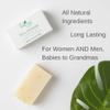 Emu Oil Soap for Sensitive Skin - Stocking Stuffer for Women Gentle Cleanser for Dry Irritated Skin Due to Eczema Psoriasis Dermatitis Lichen Sclerosus TSW Syndrome view 2