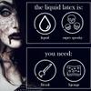 Odorless Transparent Liquid Latex 0.95 fl.oz (28.3 ml), Fake Skin, Halloween Makeup, Zombie Makeup, Wounds & Scars by King of Halloween view 2