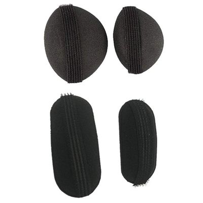 4 Pcs Black Volume Hair Base Styling Insert Tool Hair Clip Padding Updo Hair Maker Accessories for Women Girls