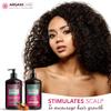 Arganicare Keratin Shampoo and Conditioner Set for Hair Thickening and Strengthening - Moisturizing Hair Treatment Enriched with Organic Argan Oil and Shea Moisture for Men, Women, and Kids | 27 Fl Oz view 2