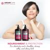 Arganicare Keratin Shampoo and Conditioner Set for Hair Thickening and Strengthening - Moisturizing Hair Treatment Enriched with Organic Argan Oil and Shea Moisture for Men, Women, and Kids | 27 Fl Oz view 4