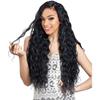 Organique Mastermix Shake-N-Go Synthetic Weave Hair Extension - BREEZY WAVE 30" (1B Off Black) view 1