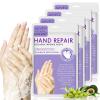 4 Pack Hands Moisturizing Gloves, Hand Spa Mask Infused Collagen, Serum + Vitamins + Natural Plant Extracts for Dry, Cracked Hands, Moisturizer Hands Mask, Repair Rough Skin for Women&Men view 1