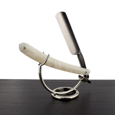 West Coast Shaving SR-WCS-502 Mother of Pearl Straight Razor 0.625 Carbon Steel