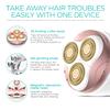 VOGOE Electric Shaver for Women 3D Floating Blade Rotary Razor Hair Remover for Arms, Legs and Underarms Rechargeable Portable and Safe Wet and Dry Use ES300 view 4