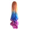 Synthetic Women Girl Wave Gradient Color Curly Hair Ponytails Claw Clip In Hair Extensions 22inch #15 view 3