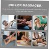ARTIBETTER Massage Roller Plastic Manual Round Roller for Body Face view 4