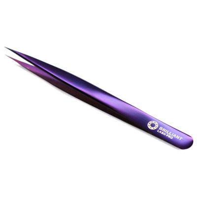 Brilliant Lash Pro Mini Precision Tweezer for Eyelash Extensions (AMETHYST)