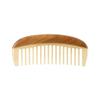 TAN MUJIANG Wooden Sheep or Cow Horn Comb Smooth Luxury Set, Anti-Static YTB 5-11 with Case view 2