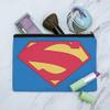 Superman New 52 Shield Logo Makeup Cosmetic Bag Organizer Pouch view 2