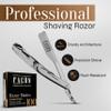 Facn Straight Razors for Men - Professional Barber Straight Edge Razor Kit with 100 Blades, Classic Stainless Steel Barbero Shaver for a Smooth & Precise Shave, Premium Barber Razor for Men's Shaving view 2