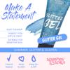 Body Glitter Paint Gel - 7 Color Costume Set for Women, Girls - 10 ml Tubes Holographic Shimmer Effect for Hair, Body, Face - Great for Festival, Costume Party, Halloween - by Splashes and Spills view 3