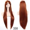 34Inch Long Straight Cosplay Wigs Bangs Costume Cartoon Role Hairpiece Wig Synthetic Hair For Girls 350 view 2