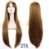 34Inch Long Straight Cosplay Wigs Bangs Costume Cartoon Role Hairpiece Wig Synthetic Hair For Girls 350 view 4