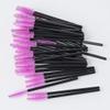 100pcs Disposable Eyelash Mascara Brush Wands Lash Brush for Makeup Applicator Kit (Purple/Black) view 2