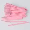 100pcs Disposable Eyelash Mascara Brush Wands Lash Brush for Makeup Applicator Kit (Pink) view 2