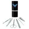 Batman Nightwing Logo Stainless Steel Manicure Pedicure Grooming Beauty Care Travel Kit view 1
