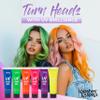 UV Neon Hair Gel Set - 6 Bright Non-Toxic Colors with Black Light Glow for Raves, Parties, Clubs, Halloween Costume - Non-Toxic Temporary Wash Out Color - by Splashes and Spills view 2