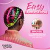 UV Neon Hair Gel Set - 6 Bright Non-Toxic Colors with Black Light Glow for Raves, Parties, Clubs, Halloween Costume - Non-Toxic Temporary Wash Out Color - by Splashes and Spills view 4