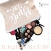 12 Pack Set + 1 Bride Bag | AMERIBA Premium Natural Cotton Canvas Makeup Bag- Bridesmaids Gifts for The Bachelorette Party or Bridal Shower (White & Soft Peach) view 4
