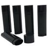 FZBNSRKO 5ml 100 Pcs Empty Oval Deodorant Lip Balm Tubes Twist-up Refillable Mini Size Containers for Carry-On Travel,DIY Deodorants,Black view 1
