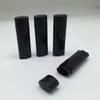 FZBNSRKO 5ml 100 Pcs Empty Oval Deodorant Lip Balm Tubes Twist-up Refillable Mini Size Containers for Carry-On Travel,DIY Deodorants,Black view 2