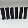 FZBNSRKO 5ml 100 Pcs Empty Oval Deodorant Lip Balm Tubes Twist-up Refillable Mini Size Containers for Carry-On Travel,DIY Deodorants,Black view 3